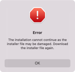 解决安装Adobe软件错误（Error）提示：The installation cannot continue as the installer file may be damaged. Download the installer file again.-绿软部落